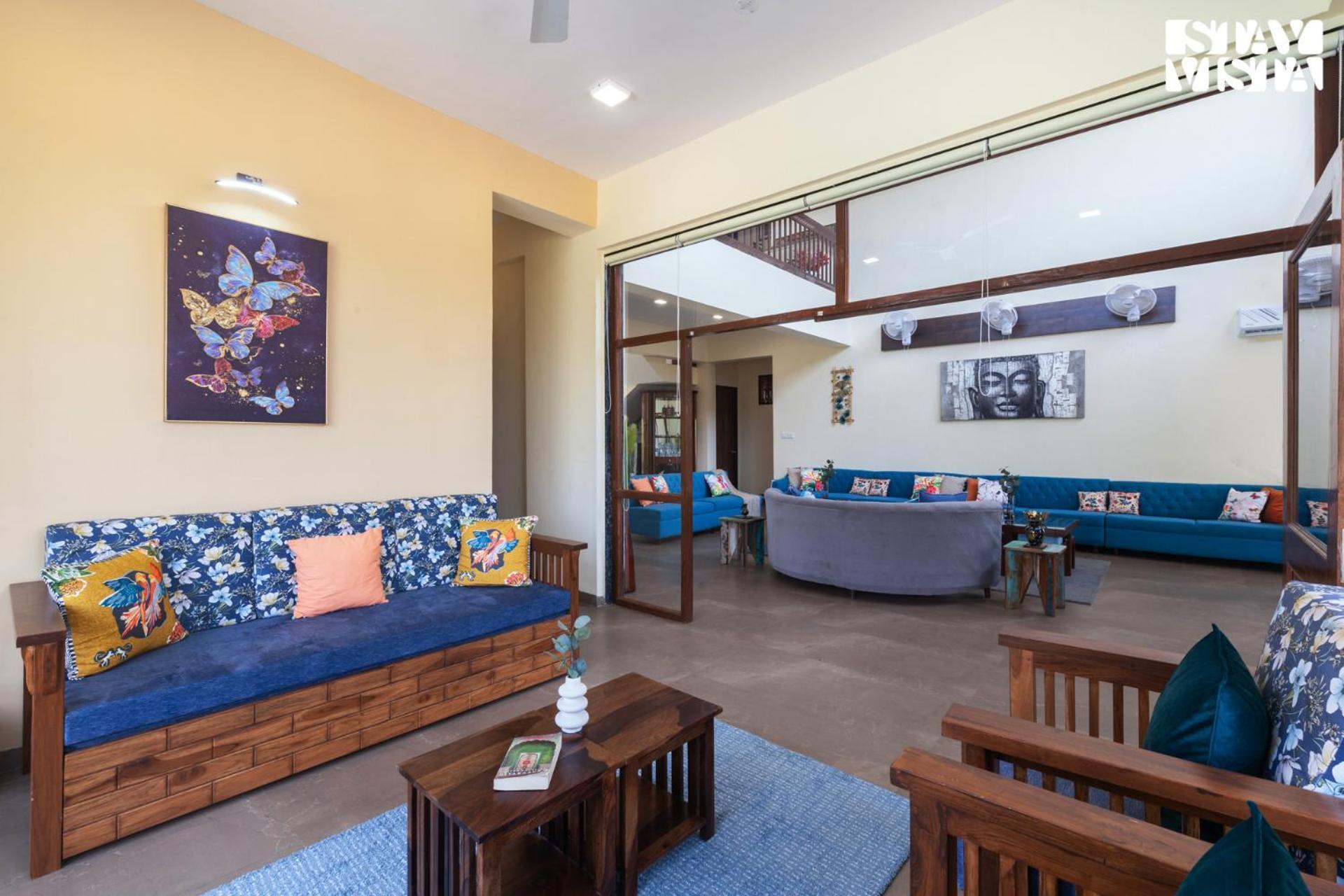 Stayvista'S Hillside Meadows - Mountainside Retreat With Farm View, Pool & Deck, Lawn & Gazebo Chinchavli Zewnętrze zdjęcie